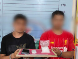 Dua Tersangka Diduga Pengedar Sabu Ditangkap Polisi di Aceh Utara