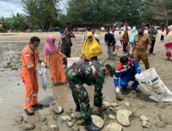 Pertamina PHE NSO Gelar Bersih Pantai Bersama Panglima Laut dan Nelayan Aceh Timur