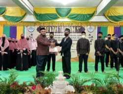 Ustaz Bayhaqi Dilantik Sebagai Ketum Remaja Masjid Islamic Center Lhokseumawe yang Baru