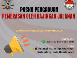 YARA Buka Posko Pengaduan Pemerasan Bajingan Jalanan di Perbatasan Aceh-Sumut