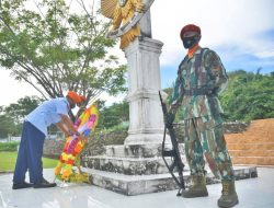 Jelang HUT Ke-76 TNI AU, Kipan B Yonko 469 Kopasgat Ziarah Makam Pahlawan