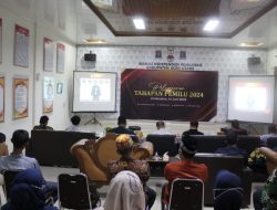 KIP Aceh Utara Gelar ‘Nonton Bareng’ Peluncuran Tahapan Pemilu 2024
