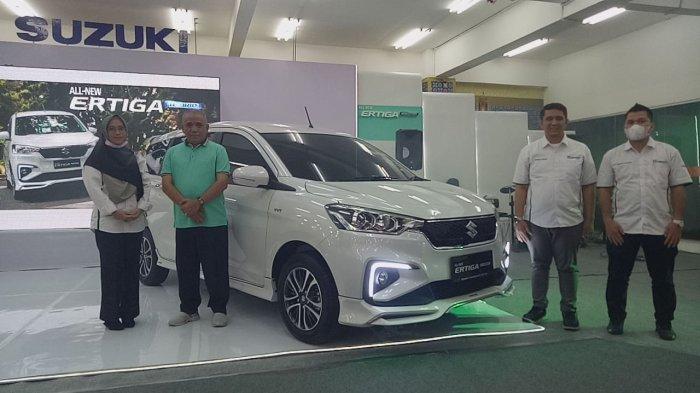 PT Suzuki Indomobil Sales (SIS) bekerja sama dengan PT Armada Banda Jaya (ABJ) telah meluncurkan All New Ertiga Hybrid. Foto: Istimewa