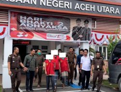 Diduga Korupsi Dana Desa, Keuchik dan Bendahara Gampong Ditahan Kejari Aceh Utara