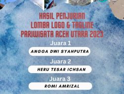 Ini Para Pemenang Lomba Desain Logo Pariwisata Aceh Utara 2023