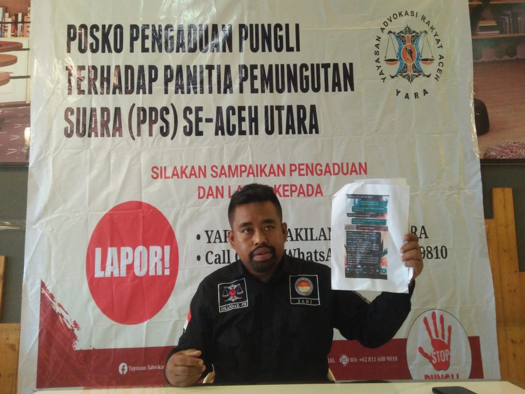 Ketua YARA Perwakilan Aceh Utara, Iskandar PB. Foto: durasi