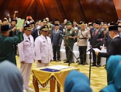 Pj Gubernur Aceh Lantik Mahyuzar sebagai Pj Bupati Aceh Utara dan Amiruddin sebagai Pj Wali Kota Banda