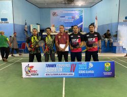 Dua Tim PWI Aceh Utara Berlaga di Turnamen Bulu Tangkis PPBC CUP IV