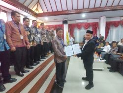 Ketua KONI Aceh Resmi Lantik Pengurus KONI Lhokseumawe Periode 2023-2027