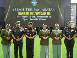 Kolonel Inf Ali Imran, Putra Aceh Jadi Danrem 011/Lilawangsa