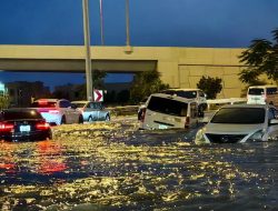 Malapetaka Hantam UEA dan Oman, Bandara Dubai Lumpuh Diterjang Banjir